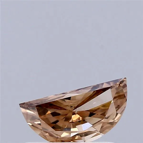 0.34ct Half moon Natural Diamond (Colour Fancy Brown, Clarity SI2, Uncertified)