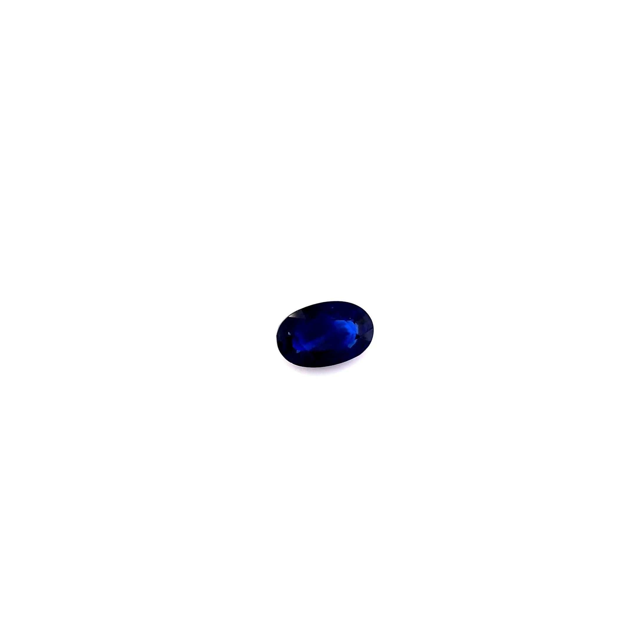 0.51ct Oval Natural Sapphire (Colour Blue, Clarity Eye Clean, Cut Faceted)