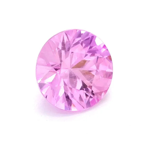 0.52ct Round Natural Sapphire (Colour Pink, Clarity Eye Clean, Cut Faceted)