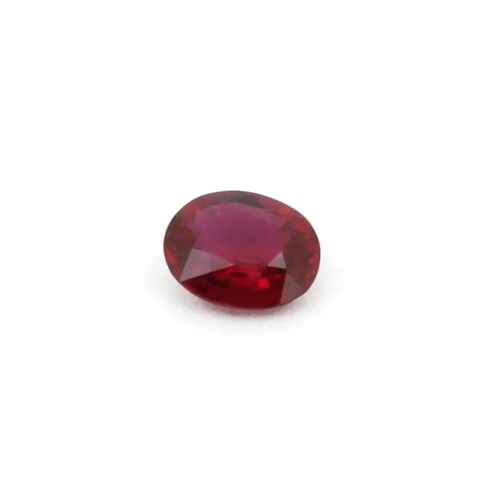0.55ct Oval Natural Ruby (Colour Red, Clarity Slightly Included, Cut Faceted)