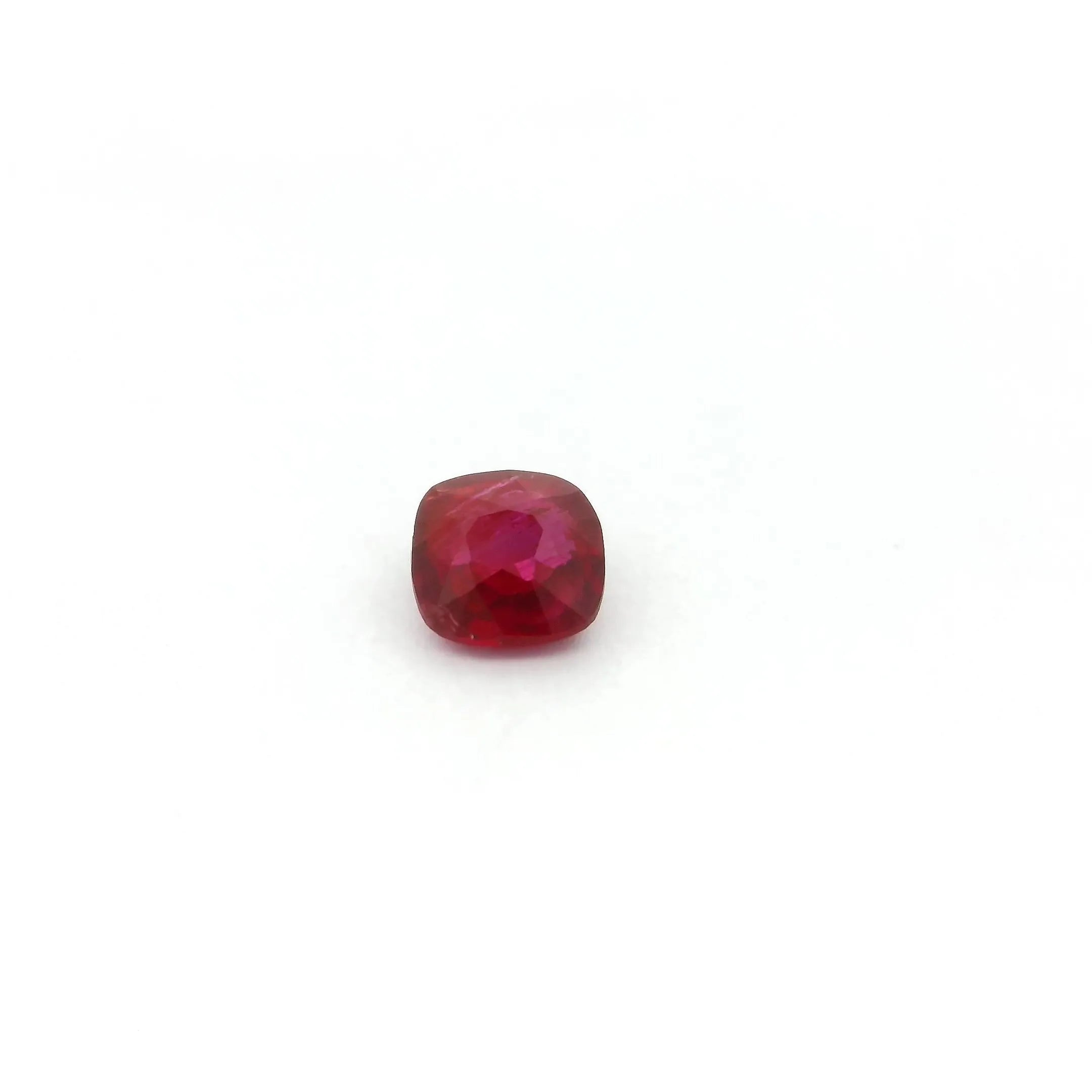 0.58ct Cushion Natural Ruby (Colour Red, Clarity Slightly Included, Cut Faceted)