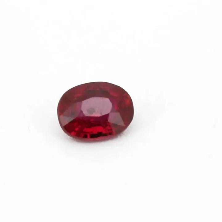 0.79ct Oval Natural Ruby (Colour Red, Clarity Slightly Included, Cut Faceted)