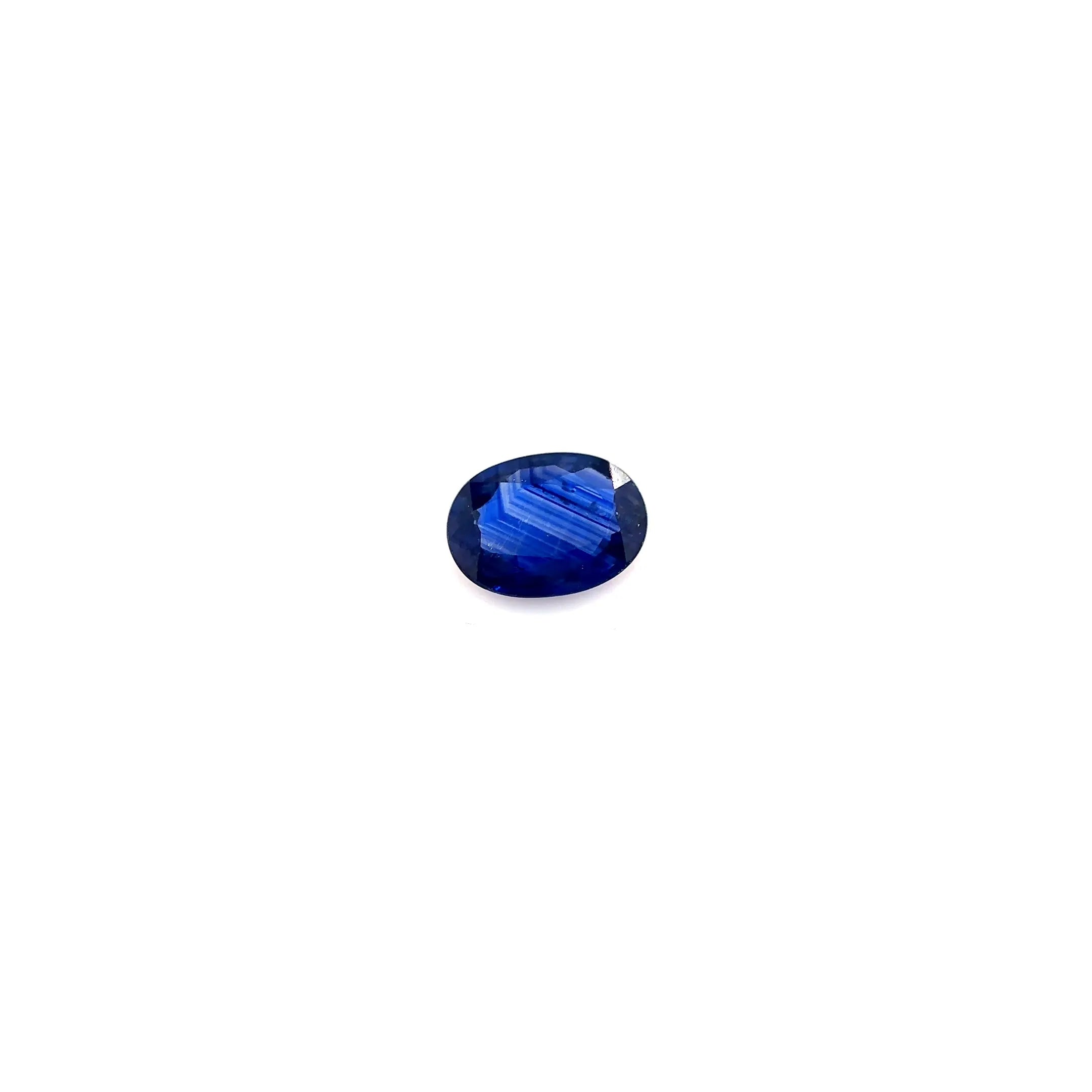 0.80ct Oval Natural Sapphire (Colour Blue, Clarity Slightly Included, Cut Faceted)