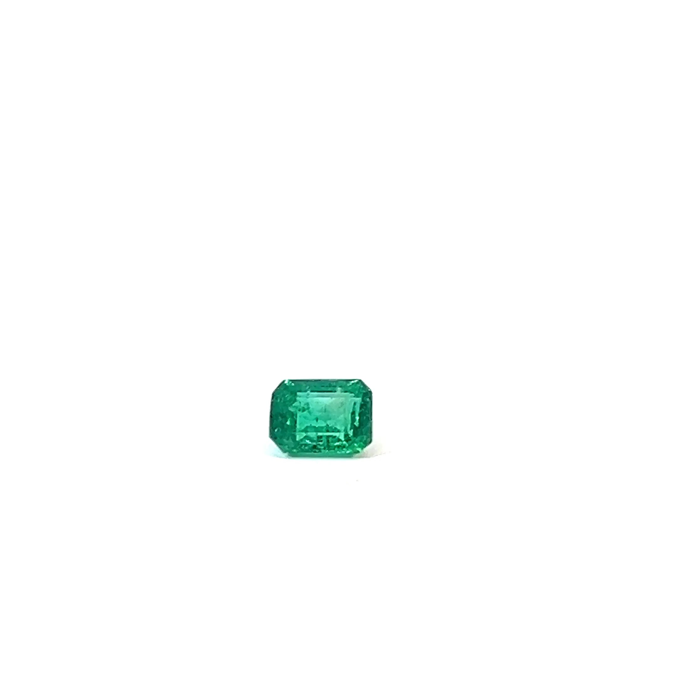 0.82ct Emerald Natural Emerald (Colour Green, Clarity Slightly Included, Cut Faceted)