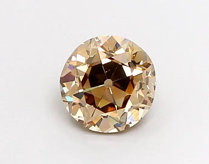 1.00ct European cut Natural Diamond (Colour Fancy Light Brown, Clarity VS2, Cut EX, Uncertified)
