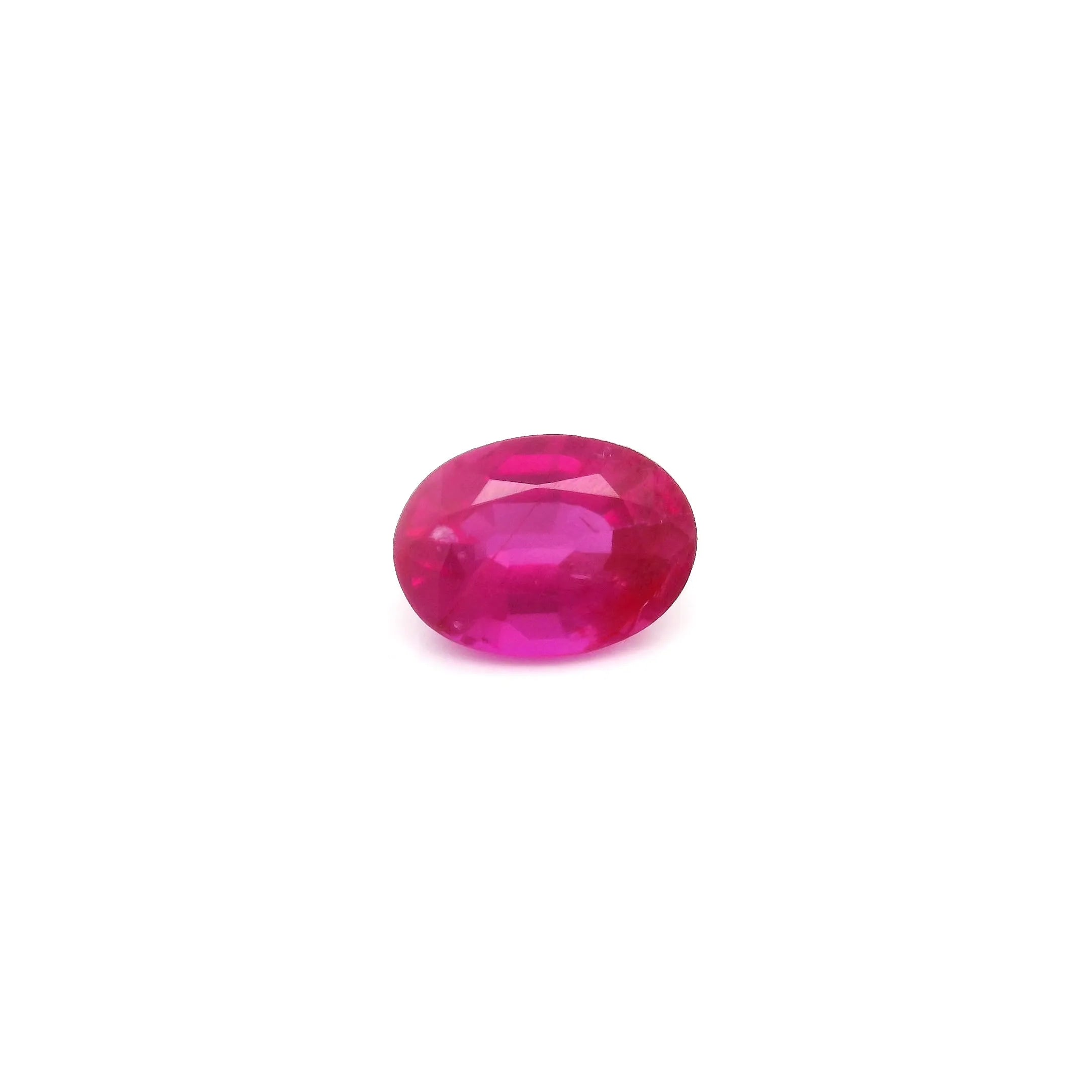 1.00ct Oval Natural Ruby (Colour Red, Clarity Slightly Included, Cut Faceted)