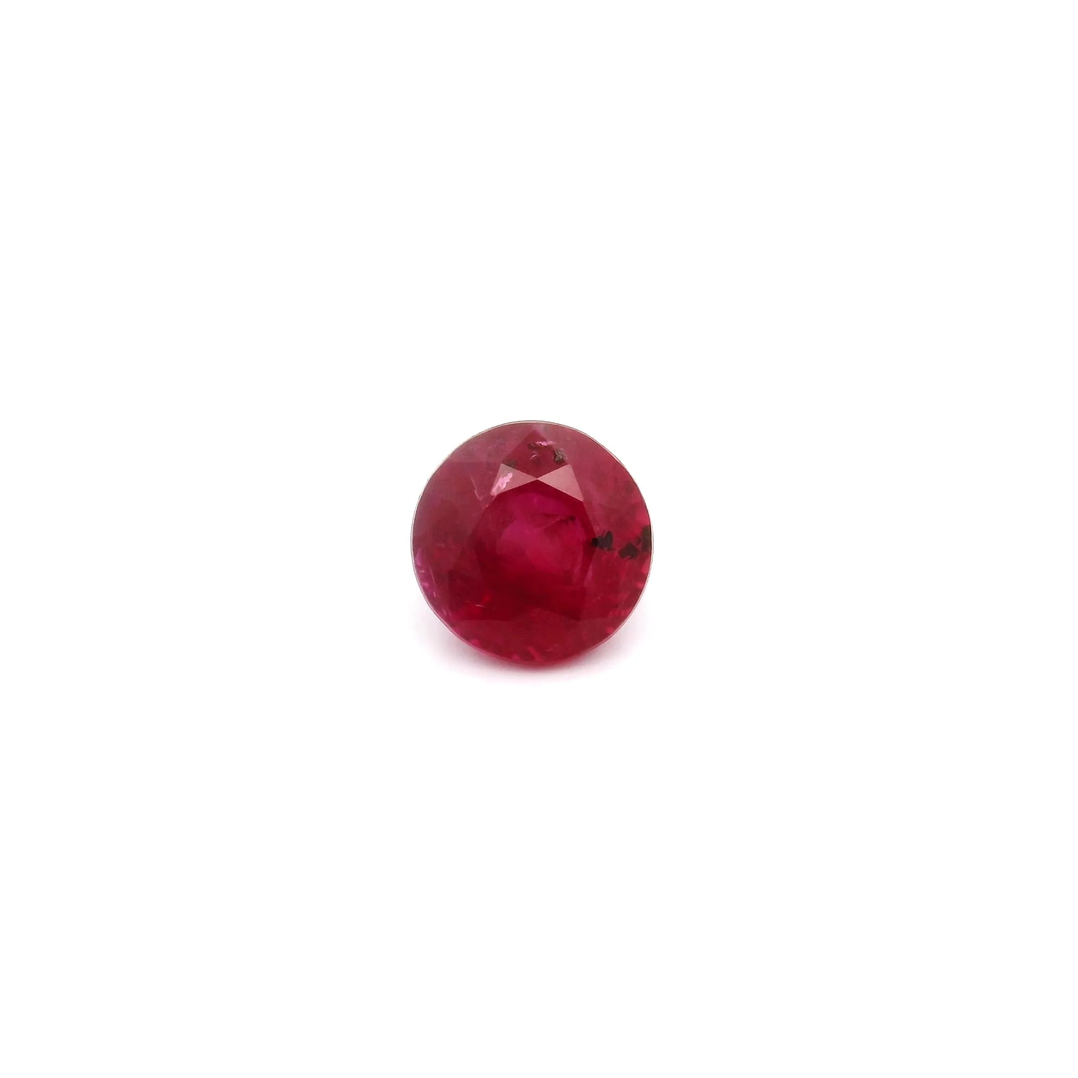 1.07ct Round Natural Ruby (Colour Red, Clarity Moderately Included, Cut Faceted)
