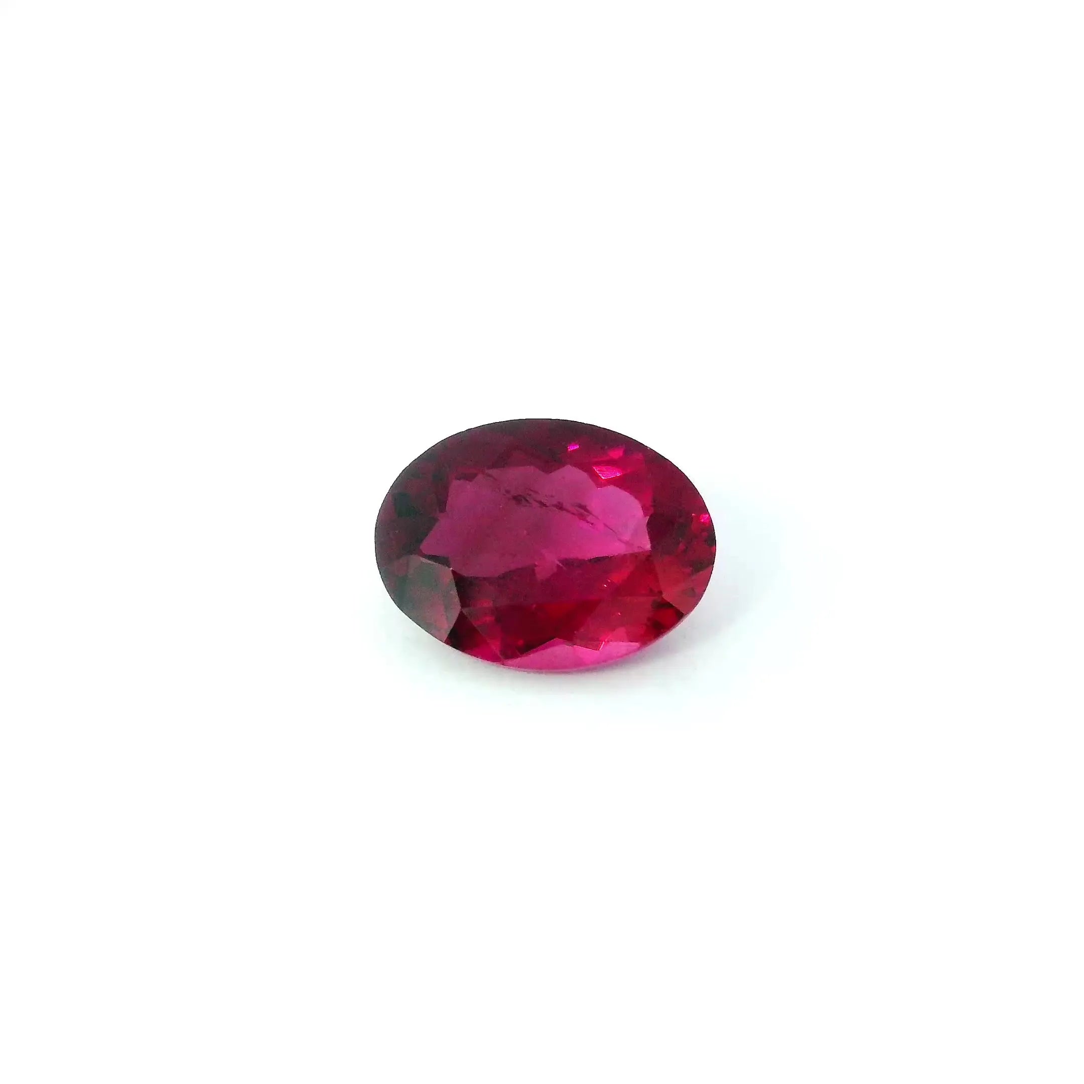 1.11ct Oval Natural Tourmaline (Colour Pink, Clarity Slightly Included, Cut Faceted)