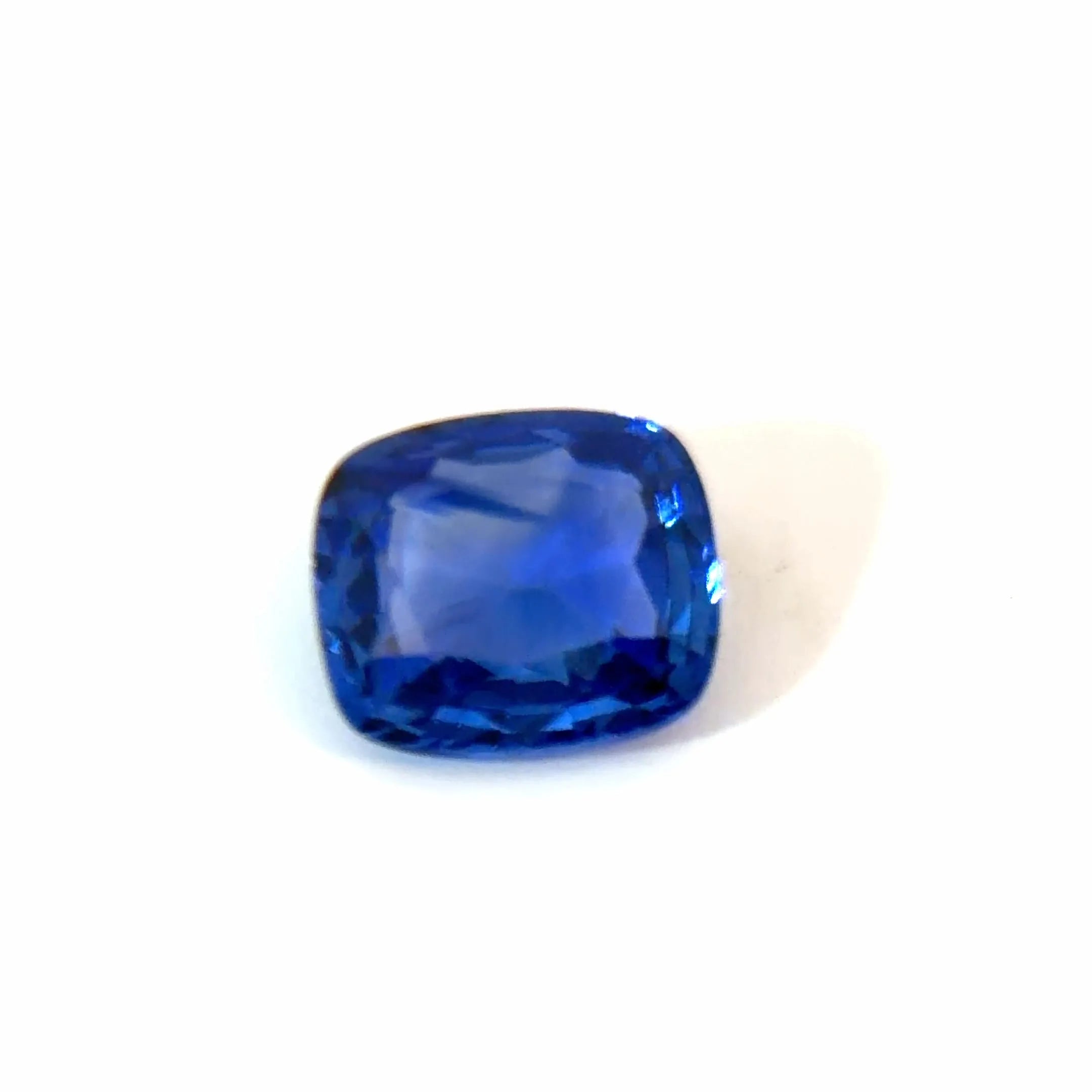 1.42ct Cushion Natural Sapphire (Colour Blue, Clarity Slightly Included, Cut Faceted)