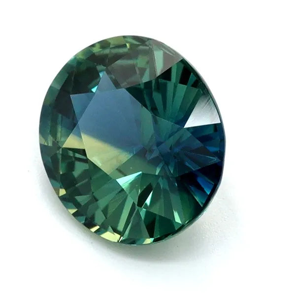 1.57ct Oval Natural Sapphire (Colour Teal, Clarity Eye Clean, Cut Faceted)
