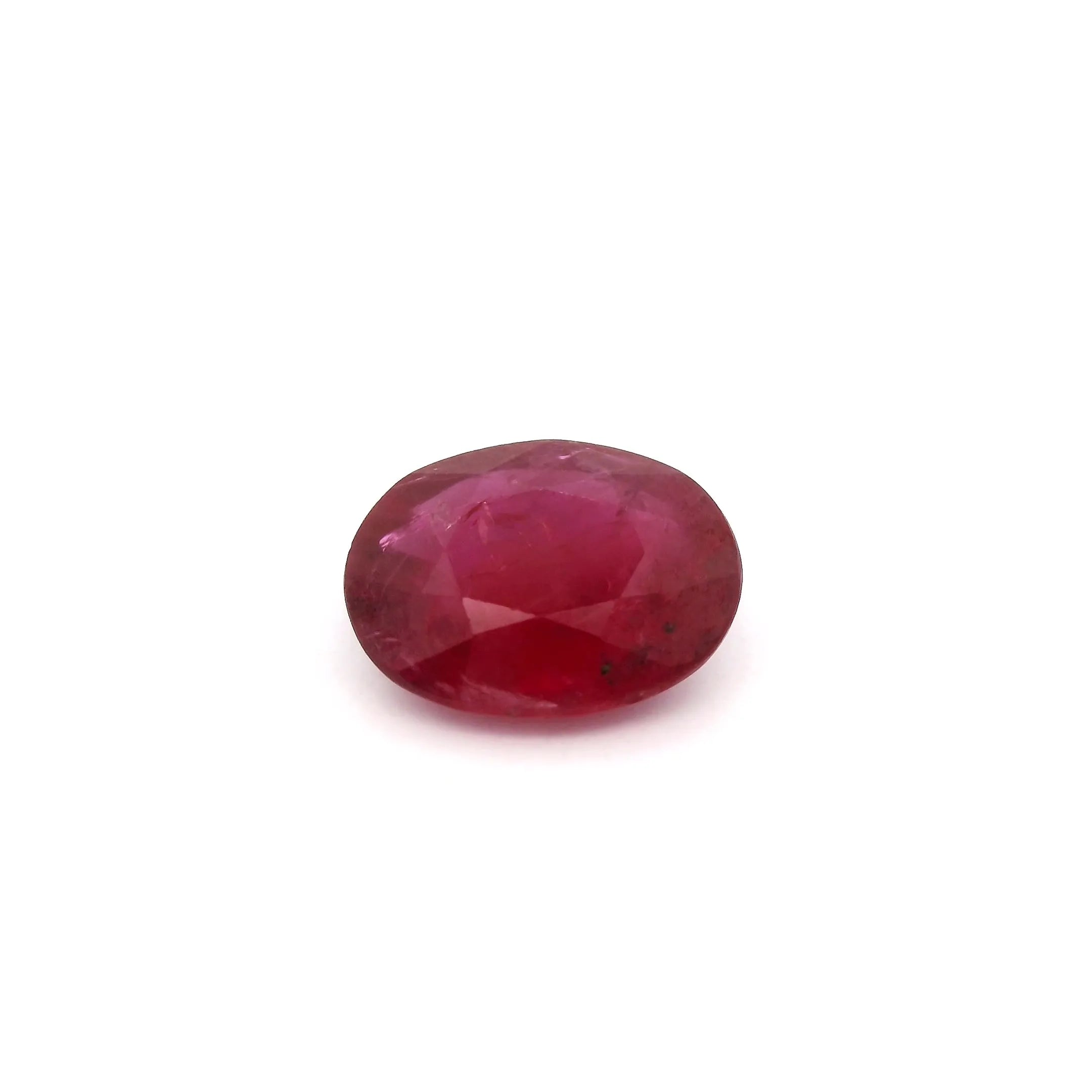 2.06ct Oval Natural Ruby (Colour Red, Clarity Slightly Included, Cut Faceted)