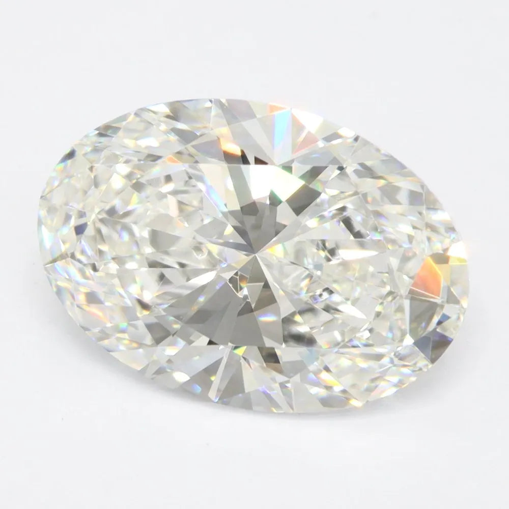 2.93ct Oval Lab Grown Diamond (Colour F, Clarity VVS2, IGI Certified)
