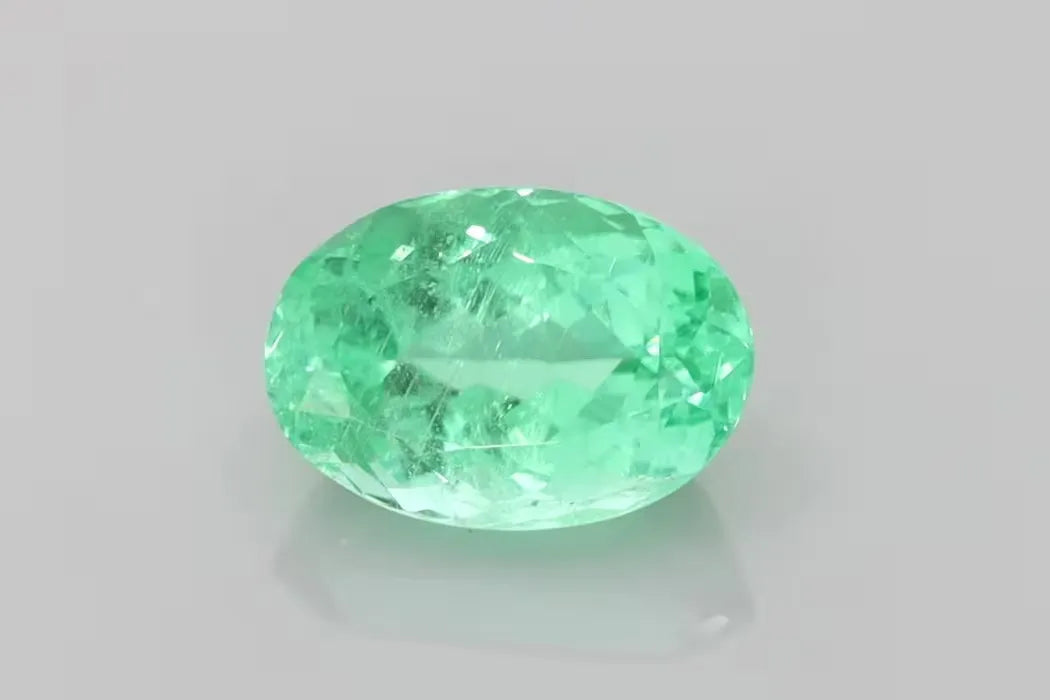 3.11ct Oval Natural Tourmaline (Colour Green, Clarity Slightly Included, Cut Faceted)