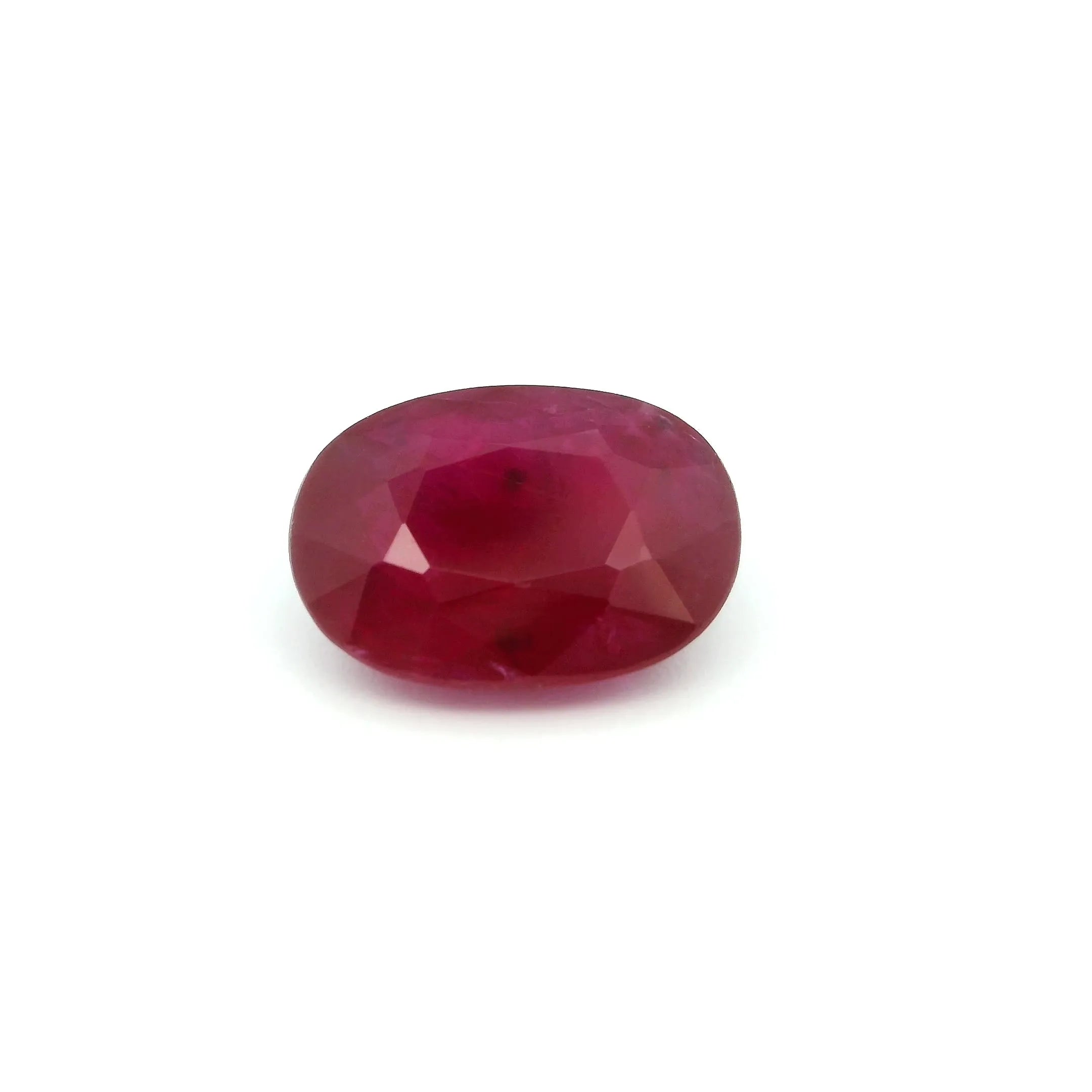 3.42ct Oval Natural Ruby (Colour Red, Clarity Slightly Included, Cut Faceted)